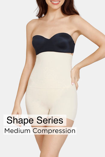 Buy Zivame All Day Light Weight Highwaist Brief - Oyster White